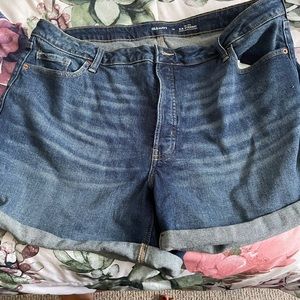 Old Navy denim O.G shorts size 22 nwot